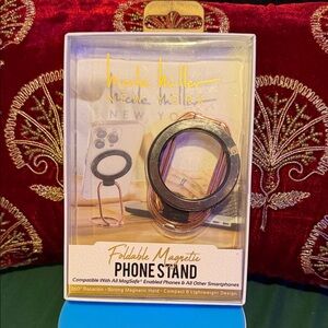 Nicole Miller New York Rose Gold Magnetic Phone Stand